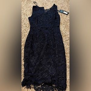 AX PARIS NAVY BLUE DRESS